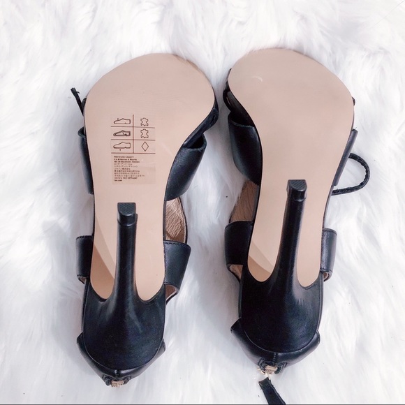 H&M Genuine Leather Lace Up Sandals — NEW - Picture 5 of 5